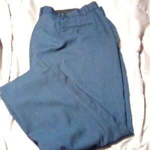 Big and tall blue dress pants